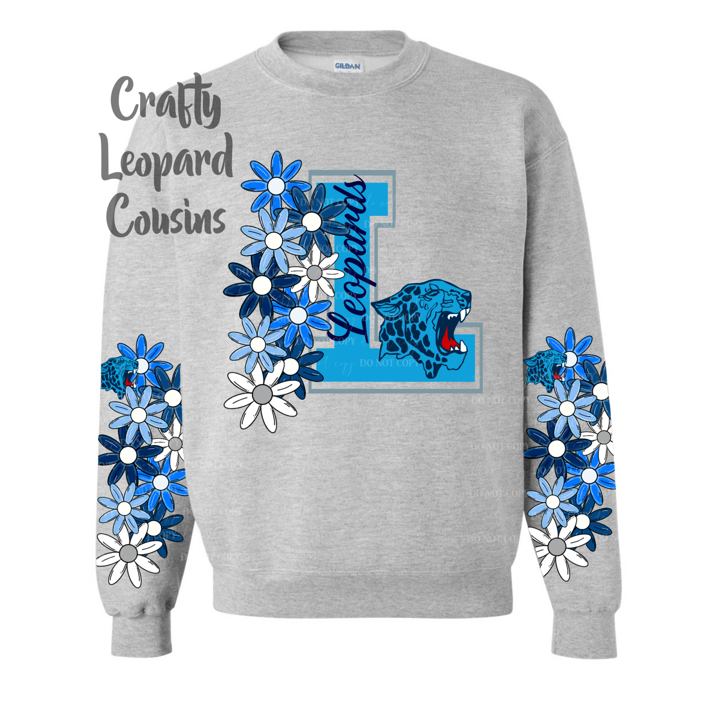 Floral Leopards Sweatshirt