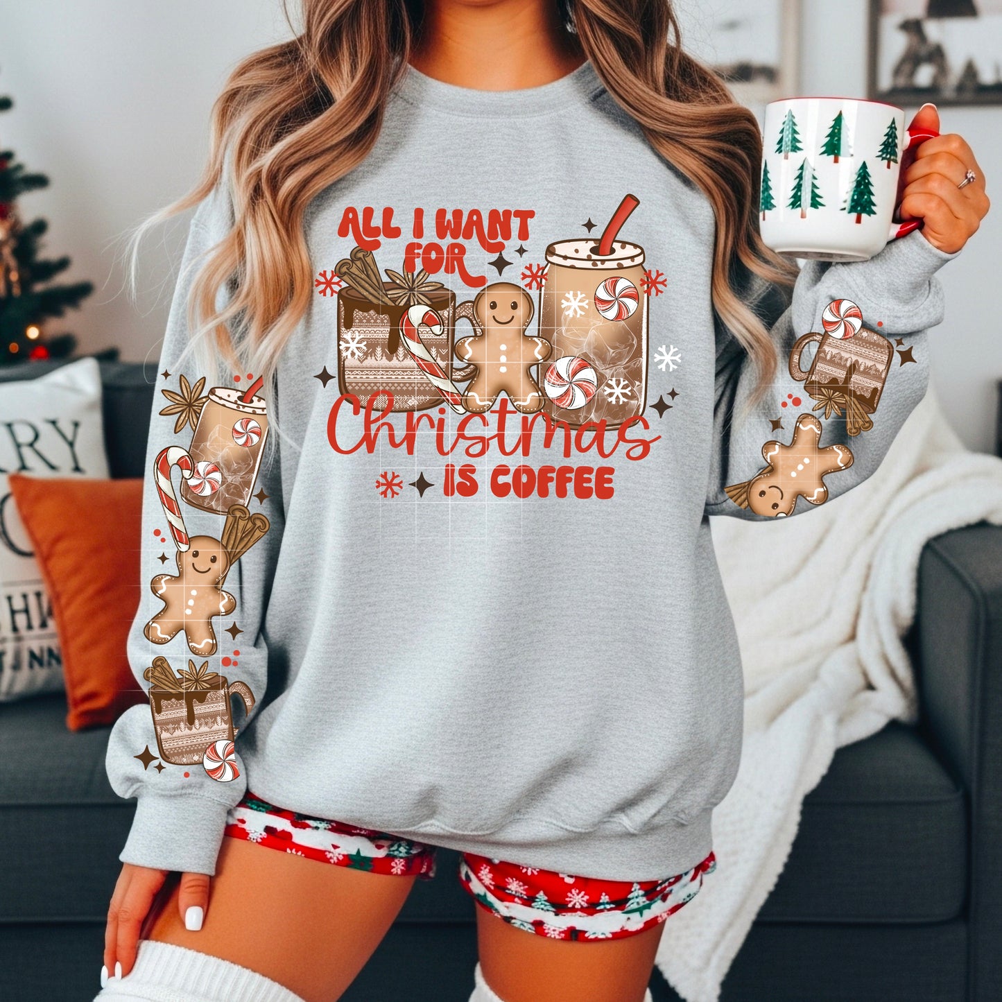 Christmas coffee sweatshirt