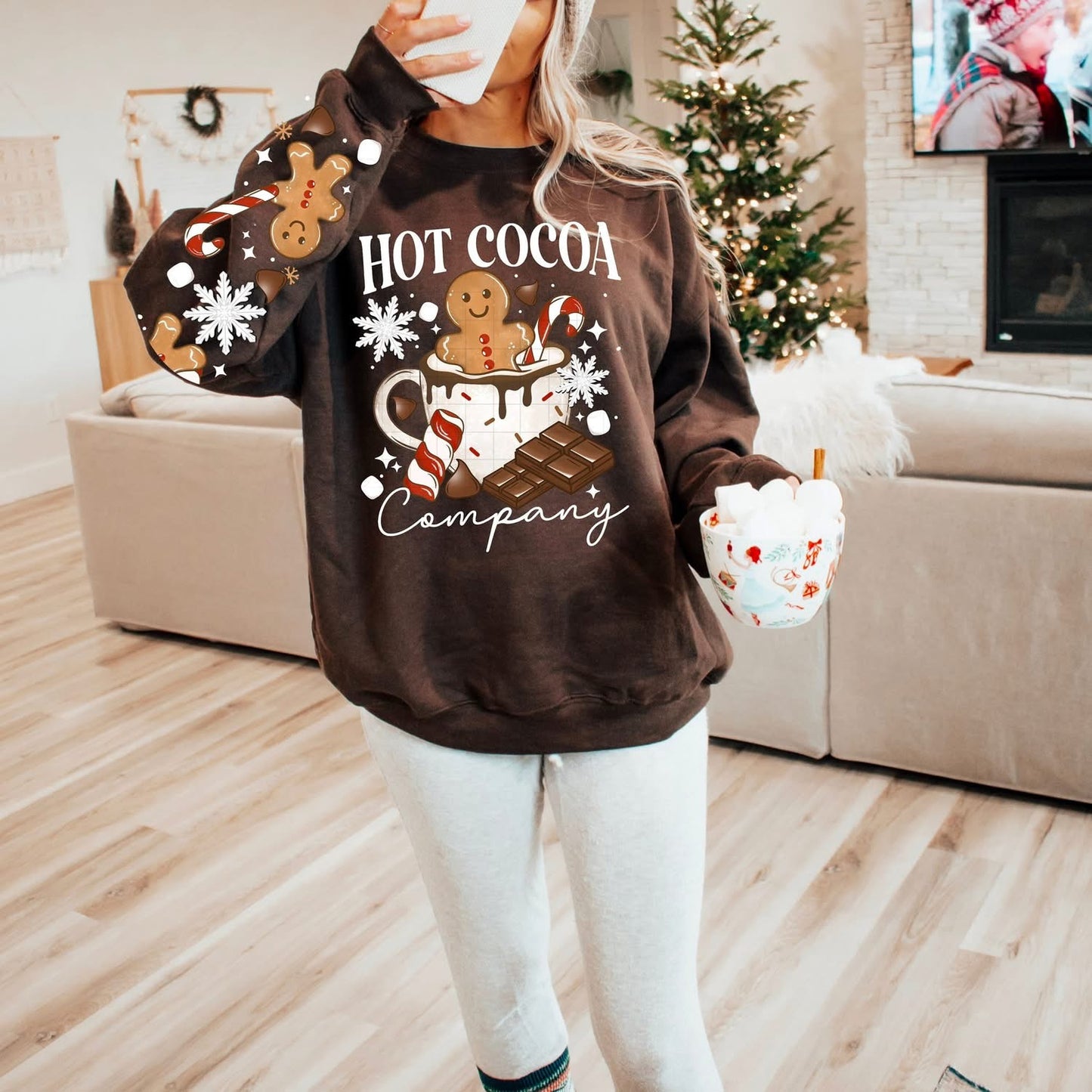Hot cocoa sweatshirt