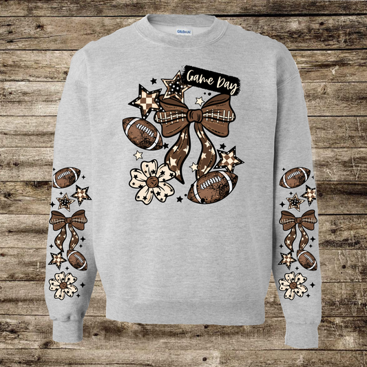 Football game day sweatshirt