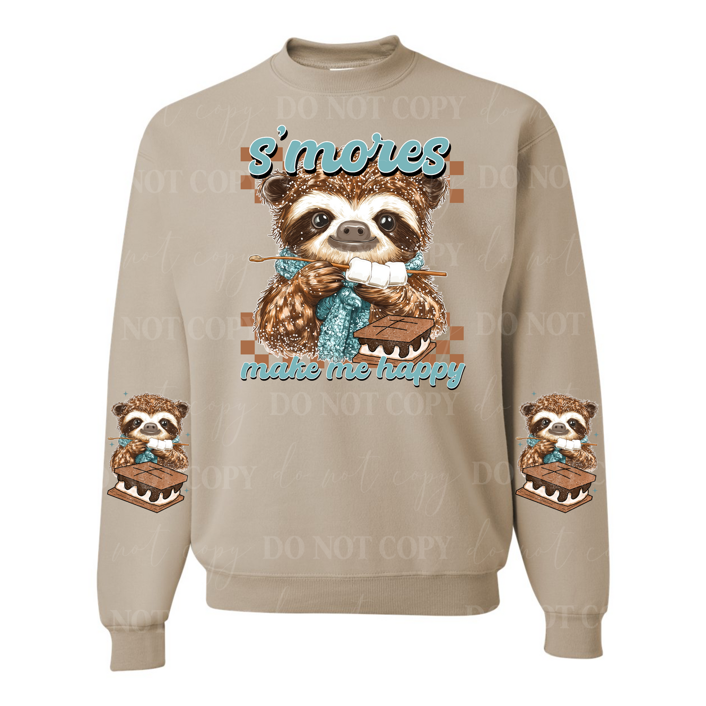 S’mores make me happy sweatshirt