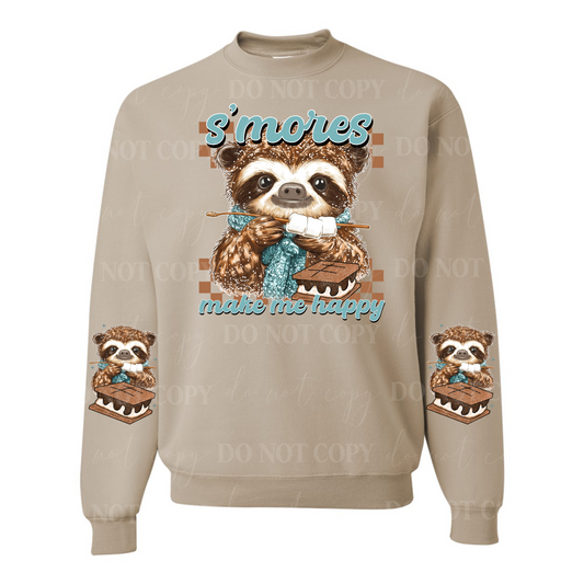 S’mores make me happy sweatshirt