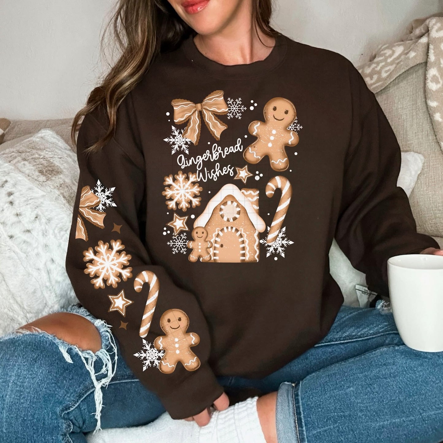 Gingerbread wishes sweatshirt
