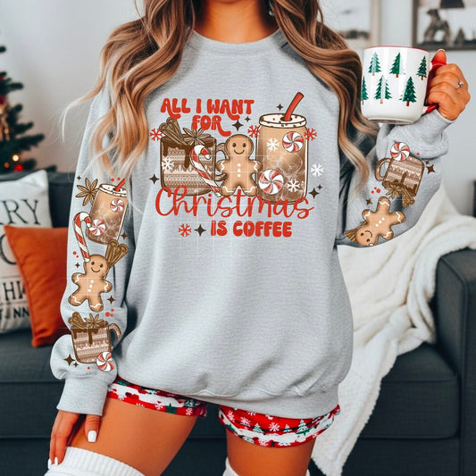 Christmas coffee sweatshirt